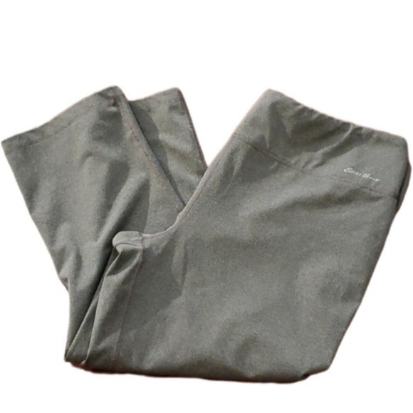 Eddie Bauer Leggings Womens Size XL Gray Cropped Paints - Picture 1 of 10